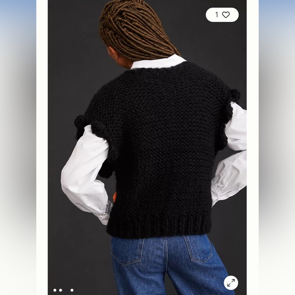 Anthropologie NWT Bauble Sweater Vest Size ALL. - Picture 3 of 7